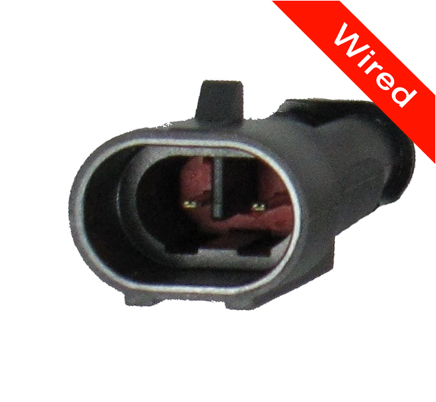 2 Pins Male connector with 10 cm wires | PRCW2-0031-A