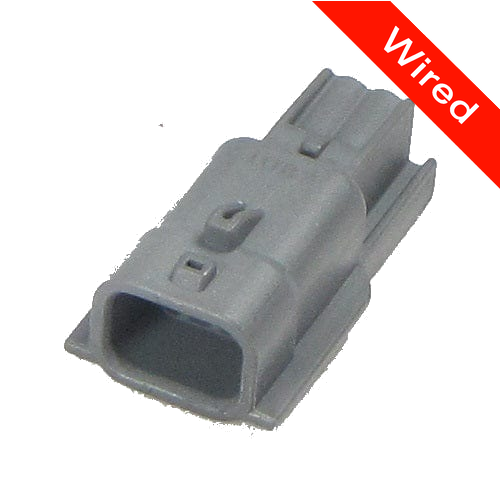 2 Pin Male connector with 10cm wires | PRCW2-0034-A