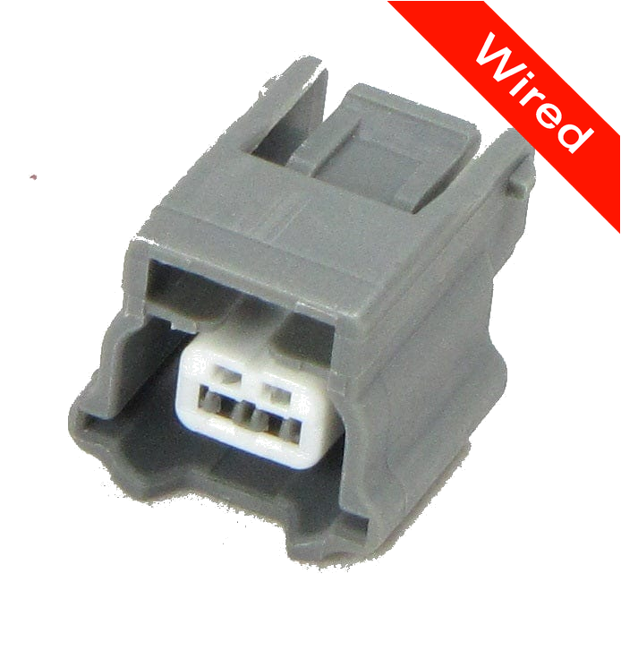2 Pin Female connector with 10cm wires | PRCW2-0034-B