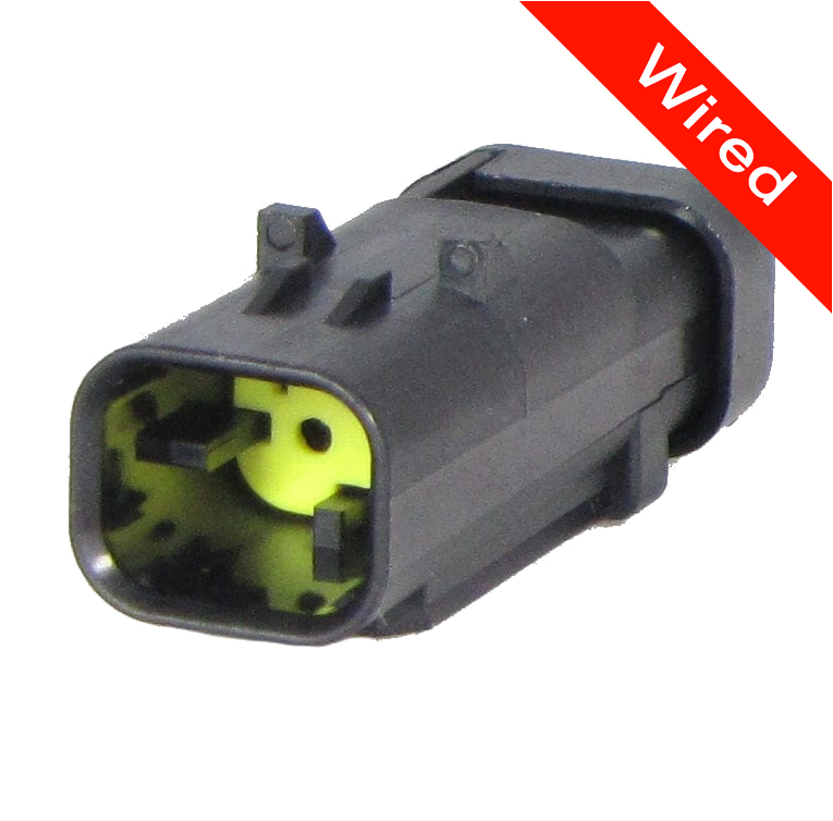 [PRCW2-0037-A] 2 Pin Male connector with 10cm wires PRCW2-0037-A