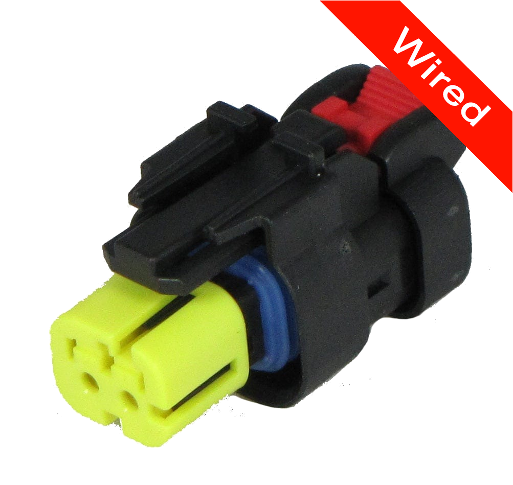 2 Pin Female connector with 10cm wires PRCW2-0037-B