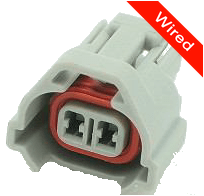 [PRCW2-0039-B] 2 Pins Female connector with 10 cm wires | PRCW2-0039-B