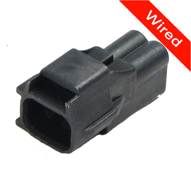 [PRCW2-0040-A] 2 Pin Male connector with 10cm wires PRCW2-0040-A