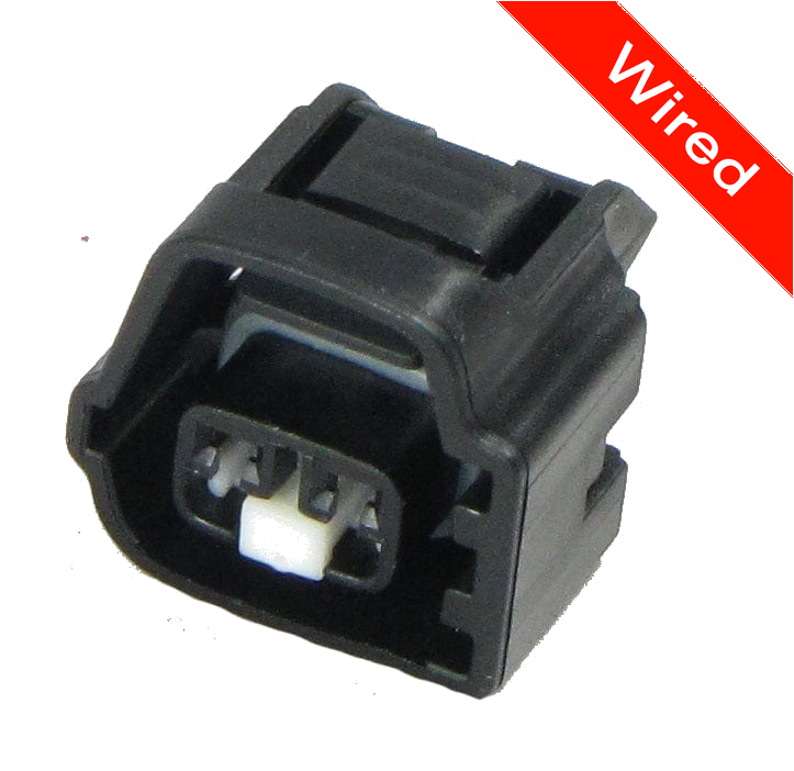 2 Pin Female connector with 10cm wires | PRCW2-0040-B