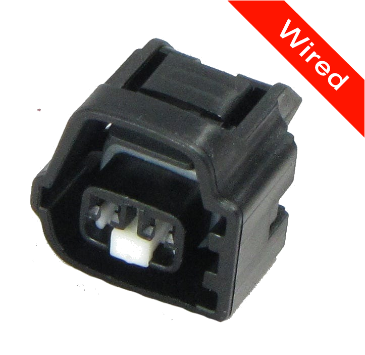2 Pins Female connector with 10 cm wires | PRCW2-0040-B