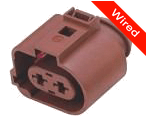 [PRCW2-0041-B] 2 Pins Female connector with 10 cm wires | PRCW2-0041-B