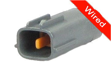 2 Pins Male connector with 10 cm wires | PRCW2-0043-A