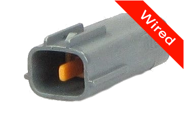 2 Pins Male connector with 10 cm wires | PRCW2-0043-A