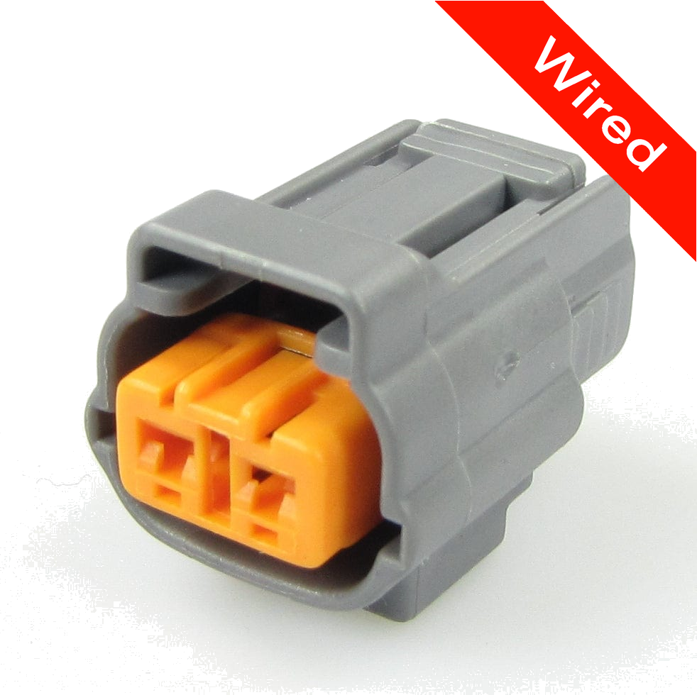 [PRCW2-0043-B] 2 Pin Female connector with 10cm wires PRCW2-0043-B