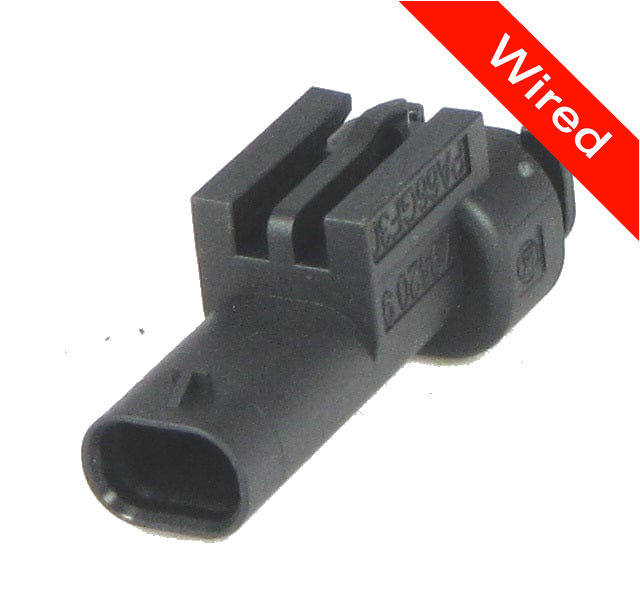 2 Pins Male connector with 10 cm wires | PRCW2-0045-A