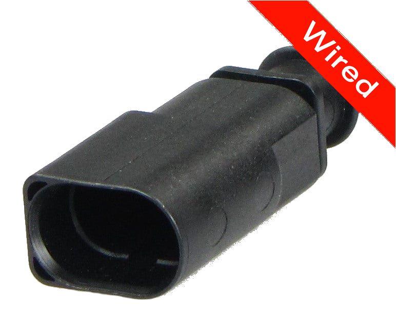 2 Pin Male connector with 10cm wires | PRCW2-0048-A