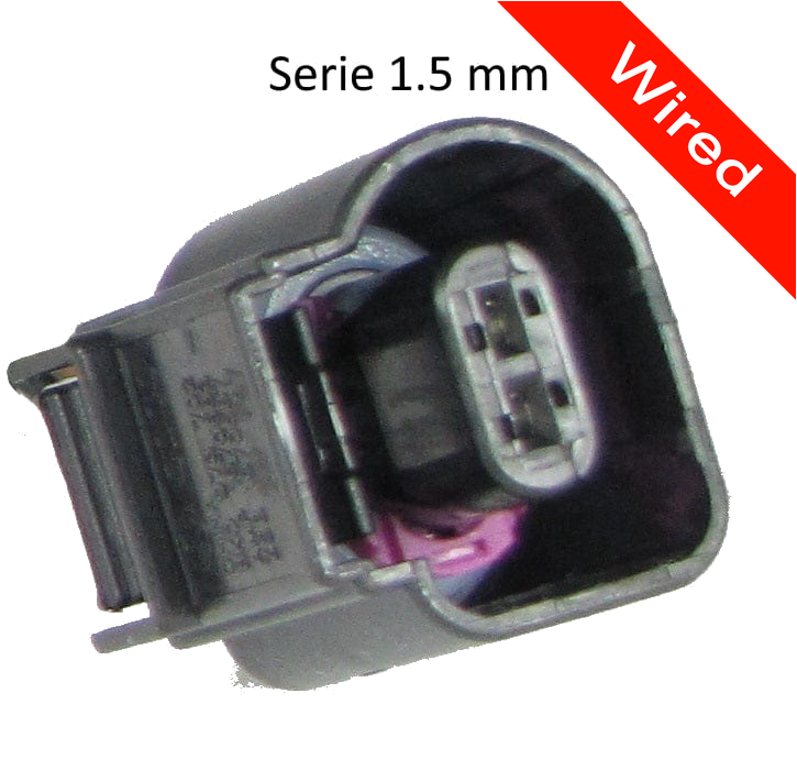 2 Pins Female connector with 10 cm wires | PRCW2-0049-B