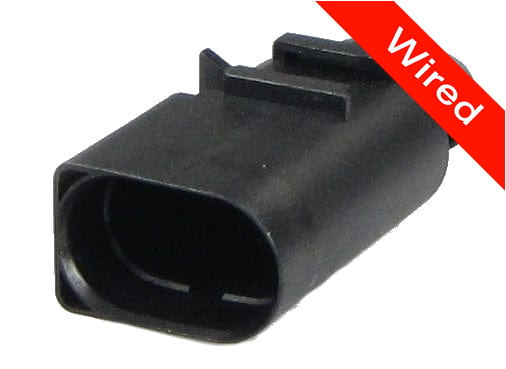 2 Pins Male connector with 10 cm wires | PRCW2-0050-A