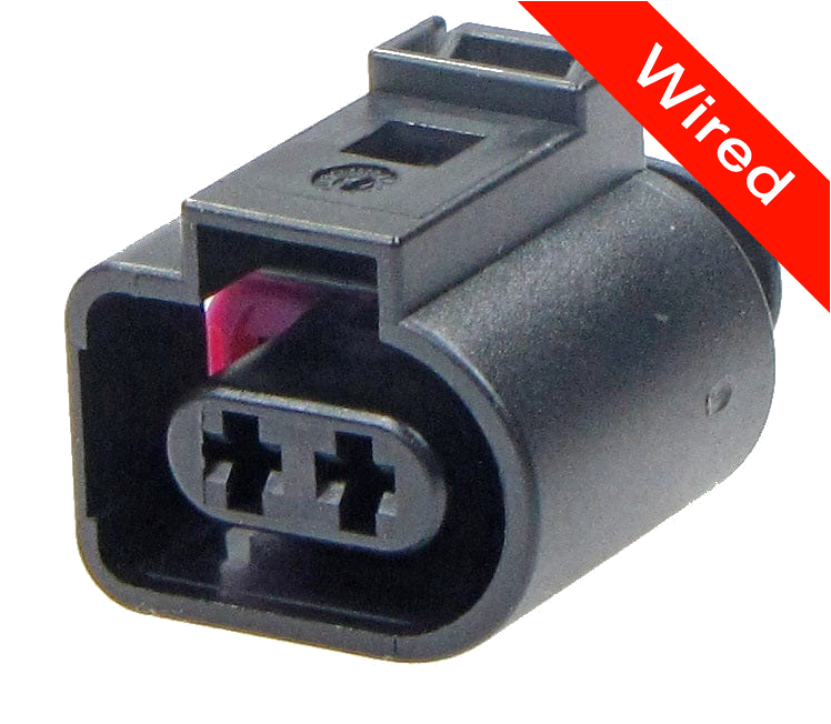 [PRCW2-0050-B] 2 Pin Female connector with 10cm wires PRCW2-0050-B