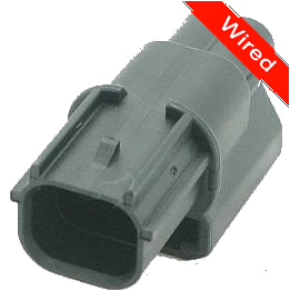 2 Pin Male connector with 10cm wires | PRCW2-0052-A