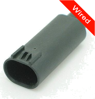 [PRCW2-0053-A] 2 Pin Male connector with 10cm wires PRCW2-0053-A