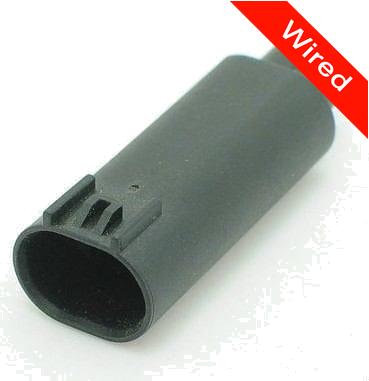 2 Pins Male connector with 10 cm wires | PRCW2-0053-A