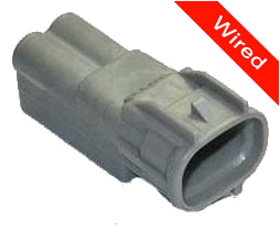 2 Pin Male connector with 10cm wires PRCW2-0054-A
