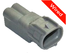[PRCW2-0054-A] 2 Pin Male connector with 10cm wires PRCW2-0054-A