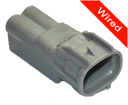 [PRCW2-0054-A] 2 Pins Male connector with 10 cm wires | PRCW2-0054-A