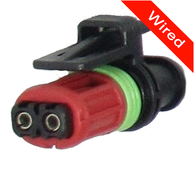 [PRCW2-0055-B] 2 Pin Female connector with 10cm wires PRCW2-0055-B