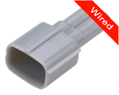 [PRCW2-0056-A] 2 Pin Male connector with 10cm wires PRCW2-0056-A