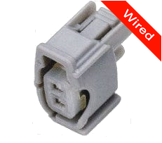 2 Pins Female connector with 10 cm wires | PRCW2-0056-B