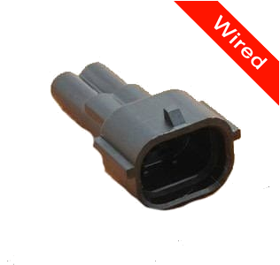 [PRCW2-0057-A] 2 Pin Male connector with 10cm wires PRCW2-0057-A