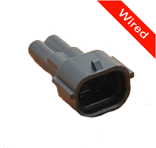 [PRCW2-0057-A] 2 Pins Male connector with 10 cm wires | PRCW2-0057-A