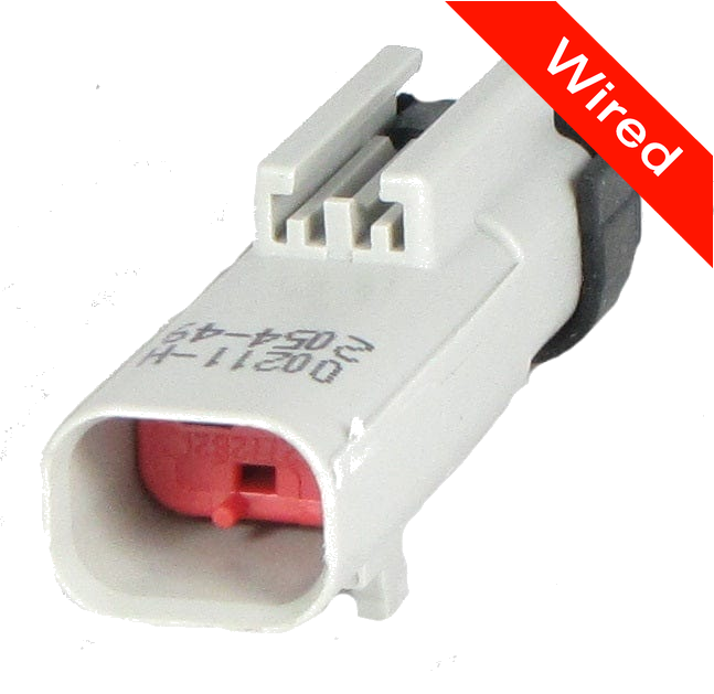 2 Pins Male connector with 10 cm wires | PRCW2-0059-A
