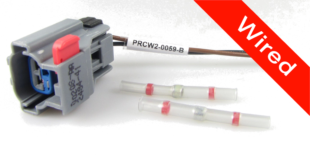 2 Pin Female connector with 10cm wires | PRCW2-0059-B