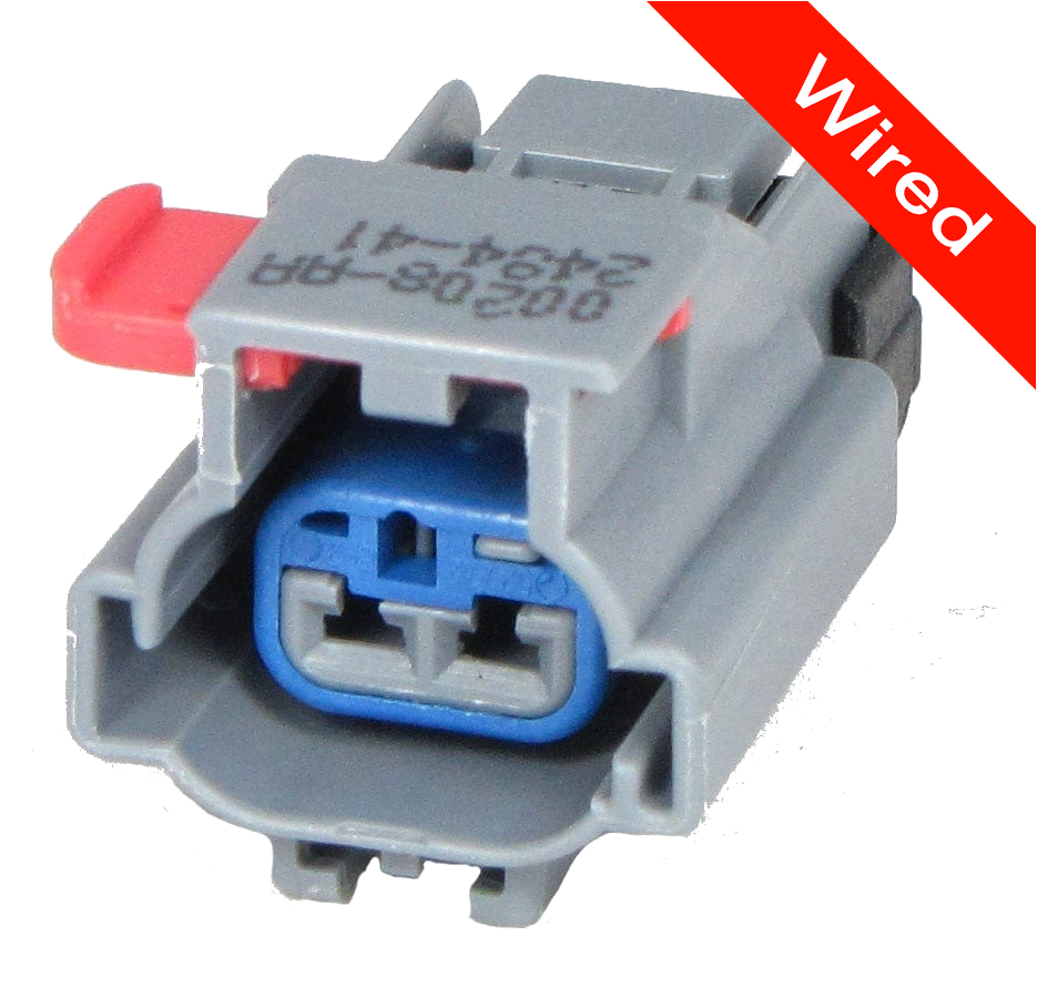 [PRCW2-0059-B] 2 Pins Female connector with 10 cm wires | PRCW2-0059-B