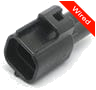 [PRCW2-0061-A] 2 Pins Male connector with 10 cm wires | PRCW2-0061-A