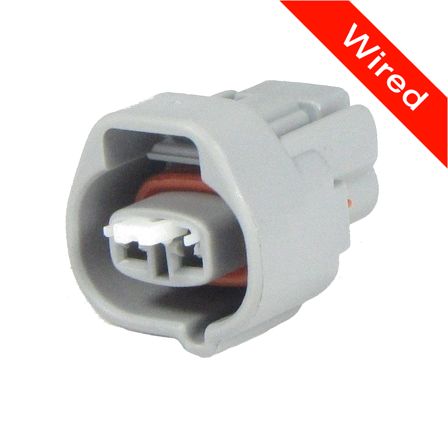 2 Pins Female connector with 10 cm wires | PRCW2-0064-B