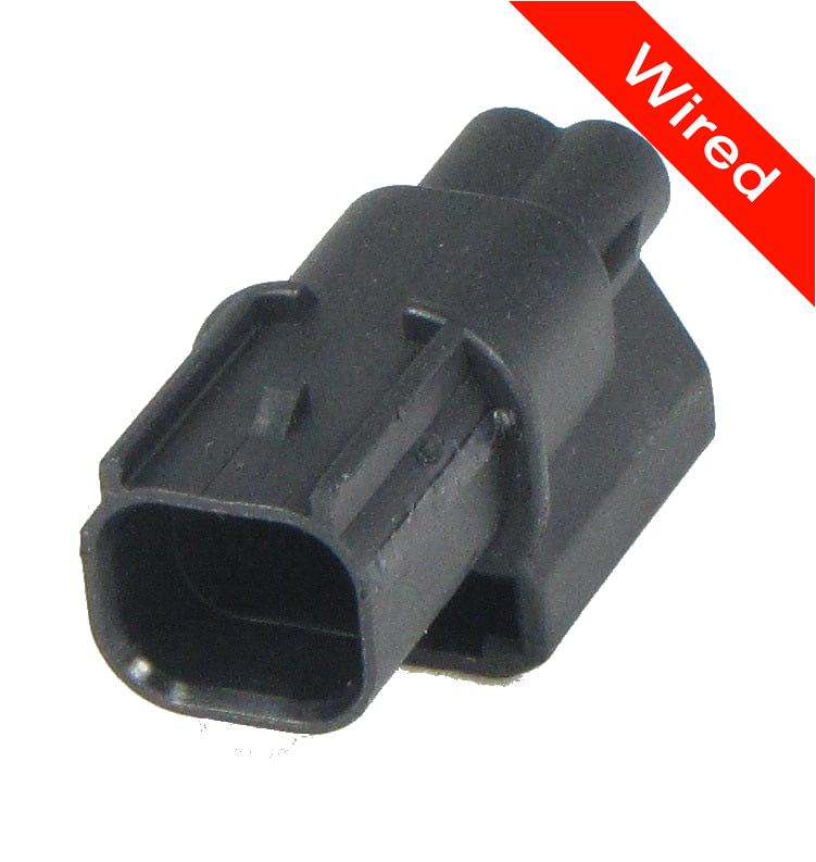 2 Pins Male connector with 10 cm wires | PRCW2-0065-A