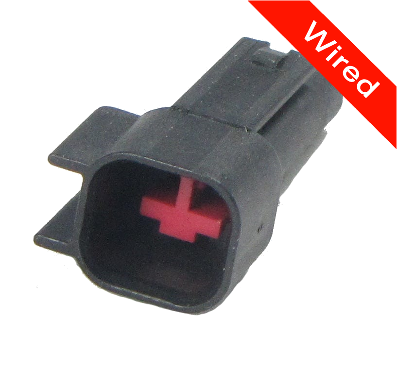 [PRCW2-0066-A] 2 Pin Male connector with 10cm wires PRCW2-0066-A