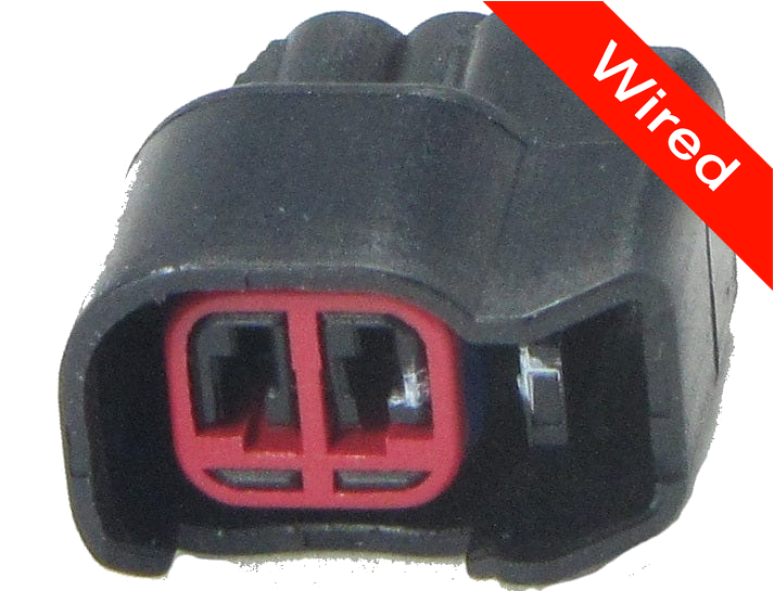 2 Pins Female connector with 10 cm wires | PRCW2-0066-B
