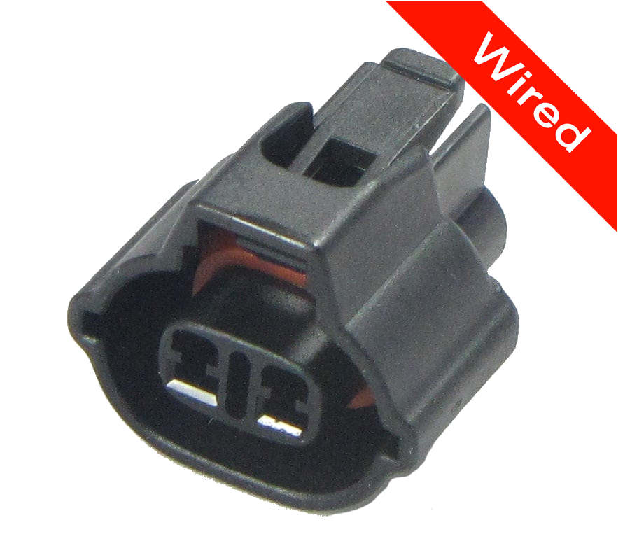 2 Pins Female connector with 10 cm wires | PRCW2-0067-B