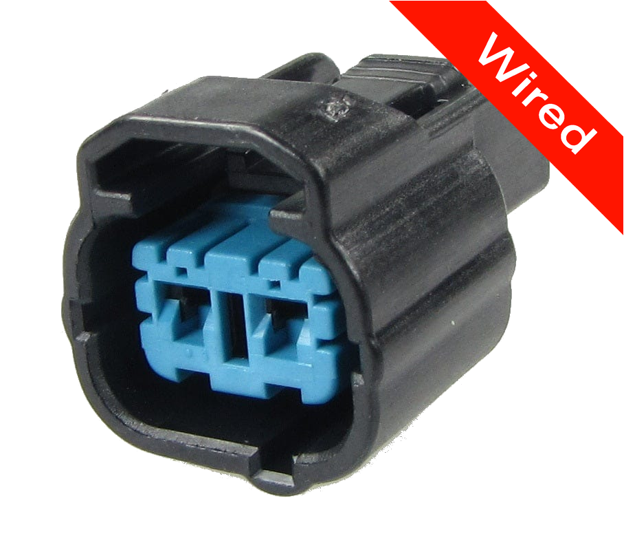 2 Pins Female connector with 10 cm wires | PRCW2-0068-B