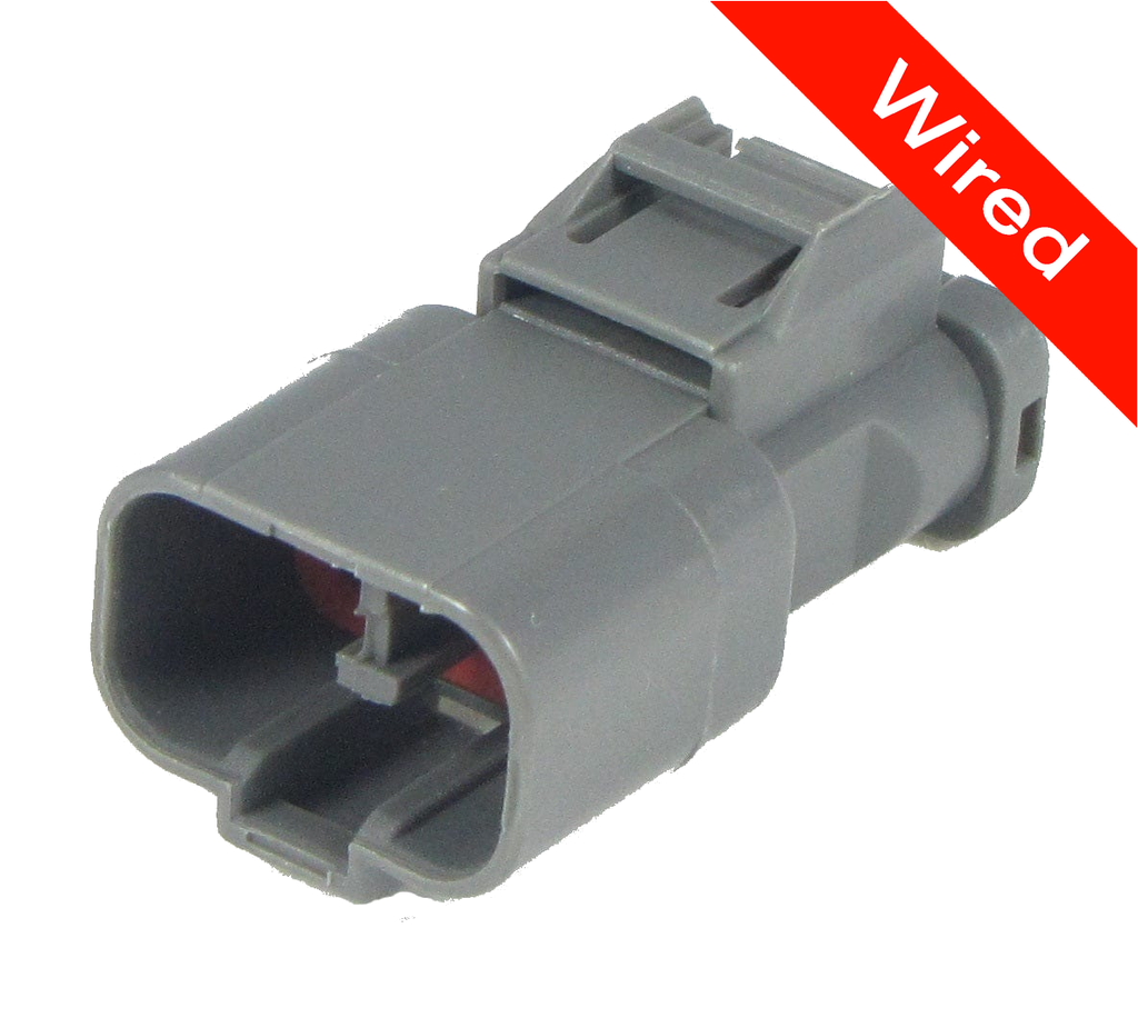 2 Pins Male connector with 10 cm wires | PRCW2-0069-A