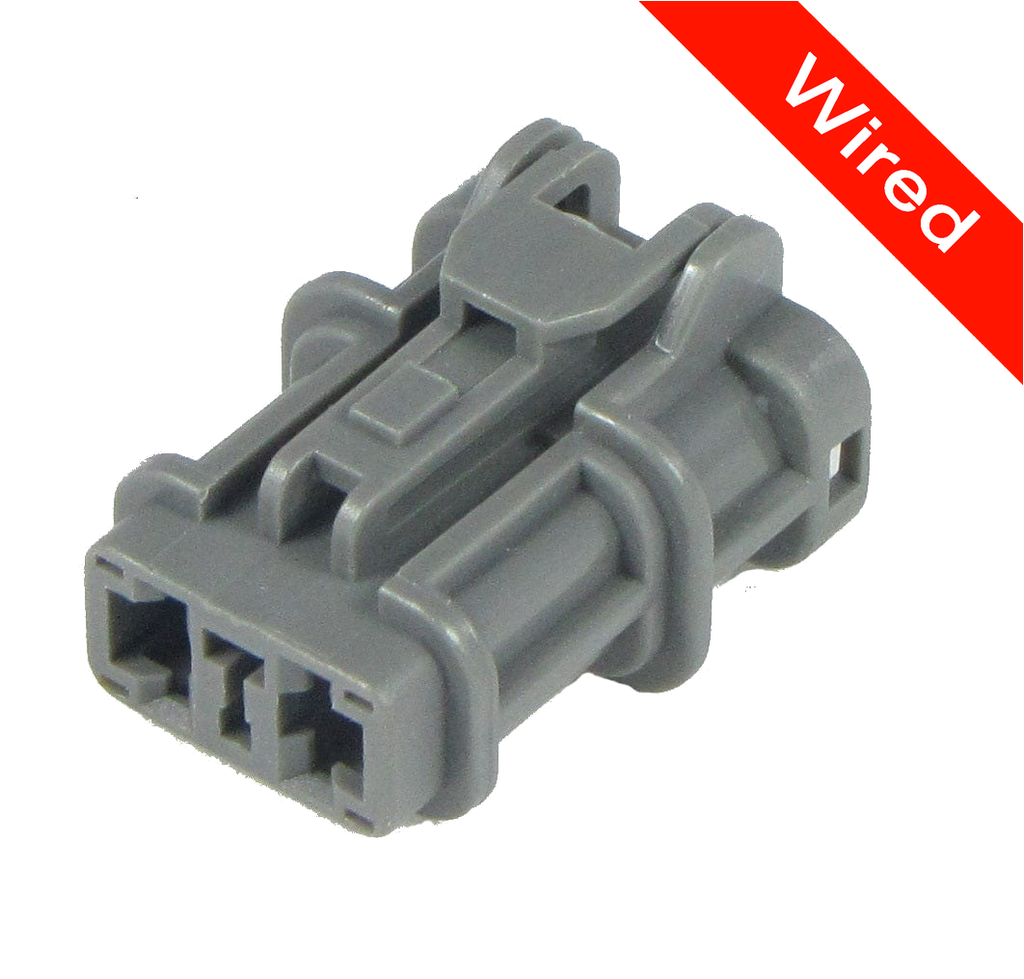 2 Pin Female connector with 10cm wires | PRCW2-0069-B