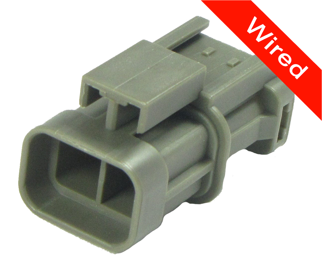 [PRCW2-0072-A] 2 Pin Male connector with 10cm wires PRCW2-0072-A