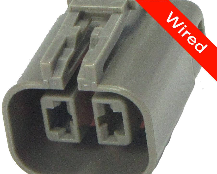 2 Pins Female connector with 10 cm wires | PRCW2-0072-B