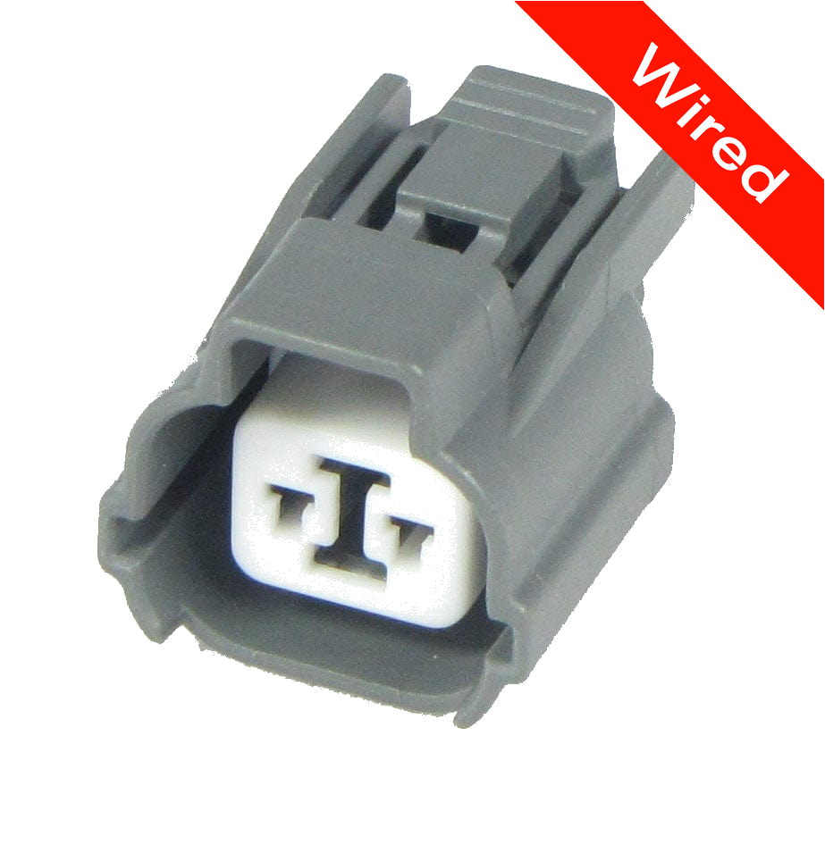 2 Pin Female connector with 10cm wires | PRCW2-0073-B