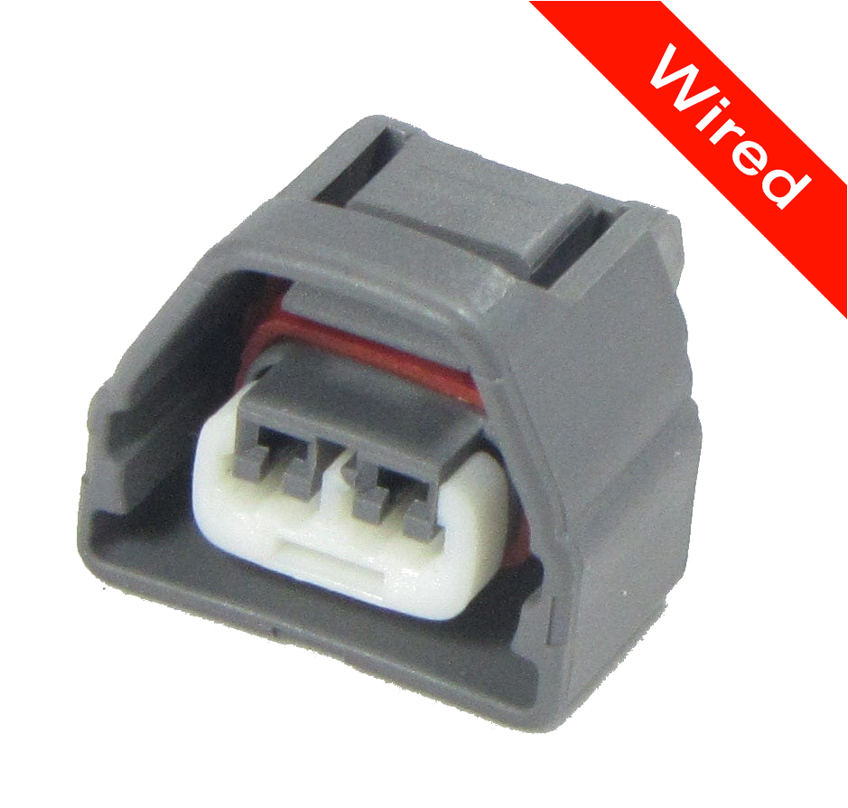 2 Pins Female connector with 10 cm wires | PRCW2-0074-B