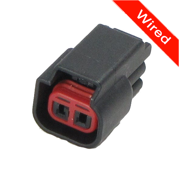 2 Pin Female connector with 10cm wires | PRCW2-0076-B
