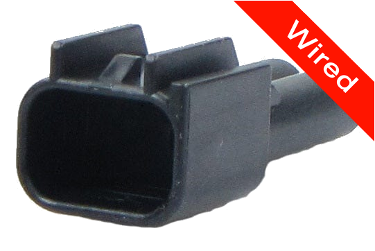 2 Pin Male connector with 10cm wires PRCW2-0077-A