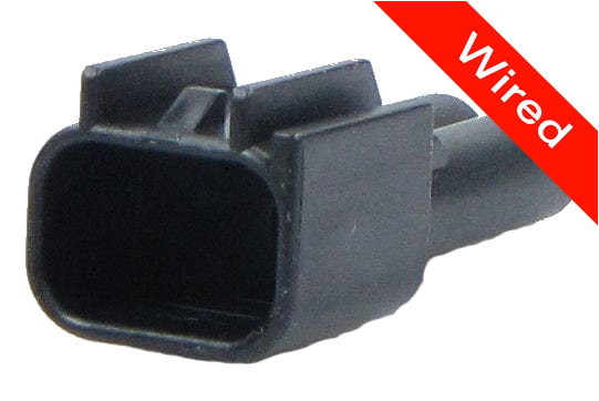 2 Pins Male connector with 10 cm wires | PRCW2-0077-A