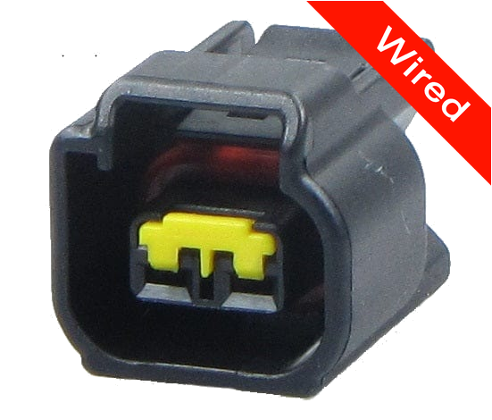 2 Pins Female connector with 10 cm wires | PRCW2-0077-B