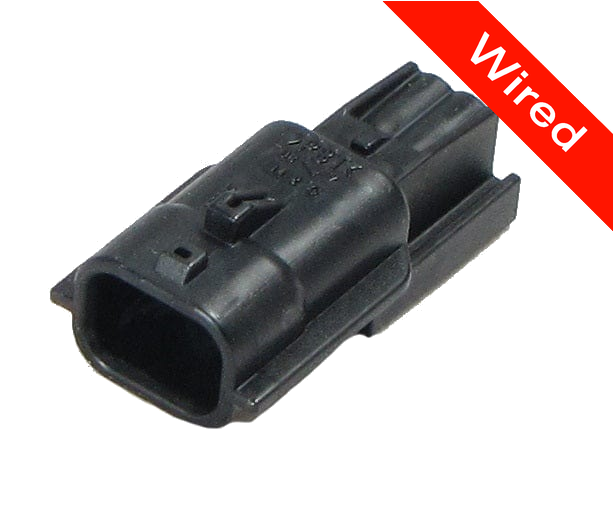 [PRCW2-0080-A] 2 Pin Male connector with 10cm wires PRCW2-0080-A